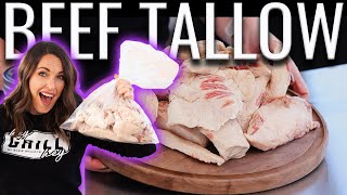 INCREDIBLE Homemade Beef Tallow  Stop Wasting your Trimmings [upl. by Damas288]