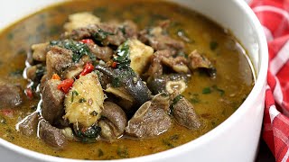 PEPPER SOUP RECIPE  GOAT MEAT AND YAM PEPPER SOUP [upl. by Aihsema438]