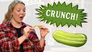 Make the CRISPEST CRUNCHIEST Canned Pickles EVER Use THIS Method [upl. by Mischa]