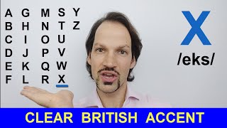 How To Pronounce The English Alphabet BRITISH PRONUNCIATION [upl. by Ahsiuq987]