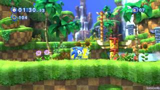 Sonic Generations PS3  Part 1  Introduction  Green Hill Zone  Act 01  Act 02 [upl. by Aitnuahs]