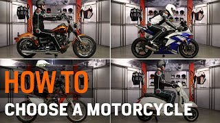 Motorcycle Types for Beginners  How to Choose at RevZillacom [upl. by Enelrahc]