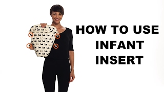 How Do I Use Infant Insert  Original Baby Carrier  Ergobaby [upl. by Odlaumor544]