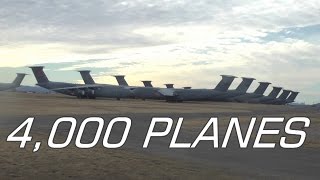 Largest Aircraft Boneyard in the World 4000 PLANES [upl. by Herv217]