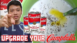 Creamy Mushroom Soup with Campbells in 5 Minutes [upl. by Schrick]