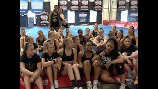 Cheer Extreme  Beneath The Crown  Sr Elite  First Practice 2018 19 [upl. by Bridwell]