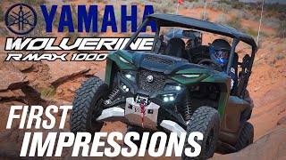 2021 Yamaha Wolverine RMAX 1000  First Impressions [upl. by Dranreb]