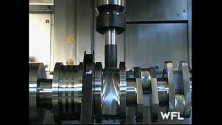 WFL M60 MillTurn Complete Crankshaft Machining  MARTECH Machinery NJ  USA [upl. by Digdirb]