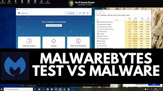 Malwarebytes 41 Test vs Malware [upl. by Esiuolyram346]