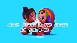 6IX9INE PUNANI Official lyrics Video punani song Remix music [upl. by Nyrrek]