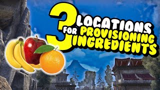 ESO  3 GREAT Locations to Farm Provisioning Ingredients Elder Scrolls Online Guide PC PS4 Xbox [upl. by Anaela]