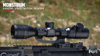 39x32 Tactical AO Rifle Scope Field of View [upl. by Aliwt]