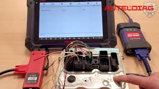 How to use Autel IM608 and GBox2 for BMW N20 DME ISN Reading [upl. by Elicul]