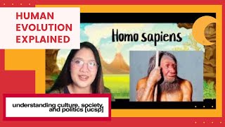 UCSP 4 Human Origins  Evolution of Man Understanding Culture Society and Politics Module 4 [upl. by Bunnie]