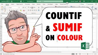 Excel COUNTIF amp SUMIF On Colour  No VBA Required [upl. by Frisse]