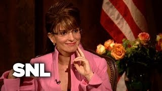 CBS Evening News Katie Couric Interviews Sarah Palin  SNL [upl. by Aiza]