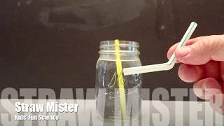 Straw mister Experiment Bernoulli’s principle [upl. by Aleciram]