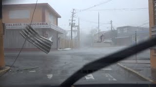 Yabucoa Puerto Rico Hurricane Maria CAT 5 At Landfall  9202017 [upl. by Nialb468]