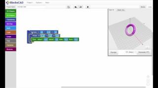 BlocksCAD Training Video Order of Evaluation [upl. by Affer9]