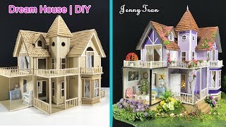 How to make a Beautiful Dreamhouse Cardboard [upl. by Iana]