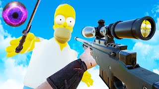 I Hunted Homer Simpson in Blade and Sorcery Multiplayer VR [upl. by Clancy]