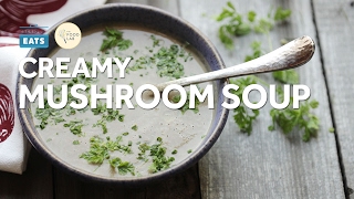 Easy Creamy Mushroom Soup [upl. by Suivatnod]