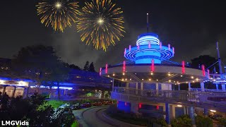 2021 Autopia w Fireworks  4K 60FPS POV  Disneyland park California [upl. by Bradway84]