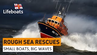 Roughest RNLI lifeboat rescues in huge waves and stormy seas [upl. by Maddy]