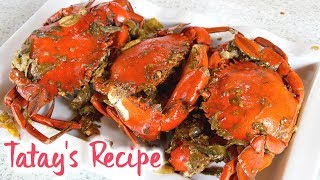 GINISANG ALIMANGO SA SIARGAO ISLAND  HOW TO COOK CRAB  EASY FILIPINO RECIPE [upl. by Rigdon]