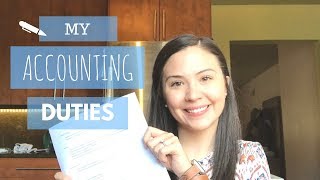 My Accounting Duties  What Do Accountants Do [upl. by Nidnerb]