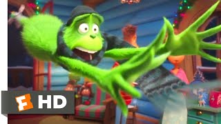 The Grinch 2018  Grinch and the Guard Dog Scene 510  Movieclips [upl. by Muslim]