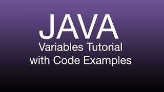 Java Class Variables Instance Variables Local Variables Parameters Tutorial [upl. by Iem]