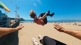 Hollywood Parkour POV 🇺🇸 [upl. by Clova384]