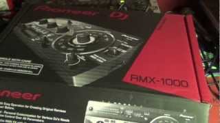 RMX 1000 Unboxing  remix station by Pioneer DJ [upl. by Nekciv]