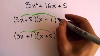 Factoring Quadratic Expressions Pt 3 [upl. by Gibby572]