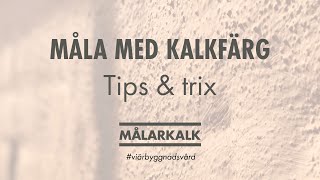 Måla med kalkfärg [upl. by Oigaib]