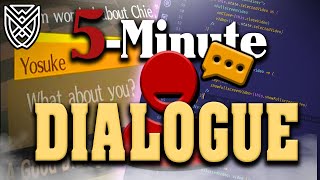 5 Minute DIALOGUE SYSTEM in UNITY Tutorial [upl. by Glory]