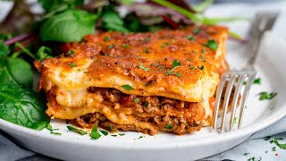 Easy Homemade Lasagne Recipe  Perfect Family Comfort Food [upl. by Ushijima]