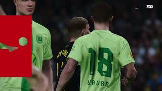 Wolfsburg vs Dortmund  Highlights  DFB Pokal 202425 [upl. by Eylrahc377]