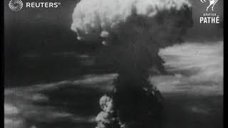 Second atomic bomb of World War II explodes over Nagasaki 1945 [upl. by Attayek]