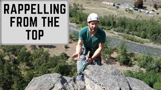 Settingup a Rappel from the Top [upl. by Millard]