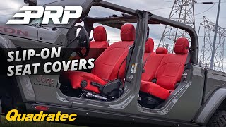 PRP Seats Custom Vinyl Seat Covers Installed for Jeep Gladiator JT amp Jeep Wrangler JL [upl. by Ezarras]