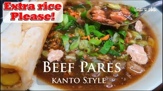 BEEF PARES  KANTO STYLE BEEF PARES RECIPE  FILIPINO STREET FOOD BEEF PARES amp PARES MAMI [upl. by Medardas]