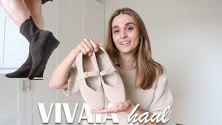 Ballerina Flats amp Boots  VIVAIA try on haul [upl. by Ojadnama]