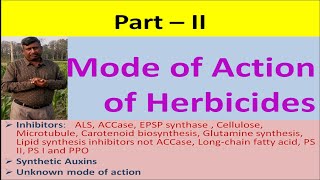 Part II Mode of Action of Herbicides [upl. by Reeves]