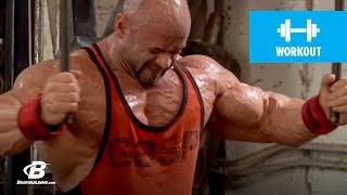 Branch Warrens Chest Workout for Mass  2010 Road to the Olympia [upl. by Nurav]