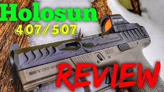 Holosun 407c amp 507c REVIEW Best value red dot [upl. by Barcroft]