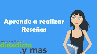 Como hacer una reseña [upl. by Rammaj]