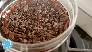 How to Temper Chocolate with Martha Stewart [upl. by Mcnalley]