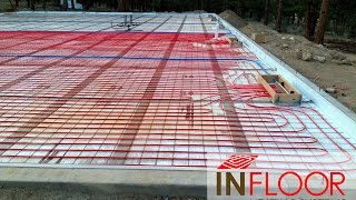 Hydronic Radiant Heating  Concrete Application [upl. by Rolyab468]